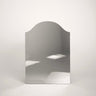 Espejo Julin de pared con marco curvo de inspiración Art Déco