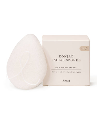 Esponja konjac para limpieza facial