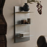 Estantería Pared Triple Aluminio Cepillado Lager Ferm Living | Diseño Moderno Compacto