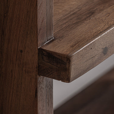 Estantería de brutalista madera de sal marrón teñido de Vical, imagen 4