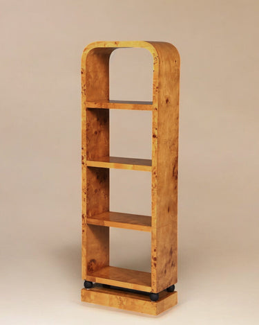 Estantería de chapa de madera estilo Art Déco