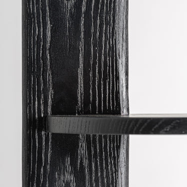 Estantería de nara roble negro y mármol negro grande de Vical, imagen 7