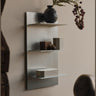 Estantería Pared Triple Aluminio Cepillado Lager Ferm Living | Diseño Moderno Compacto