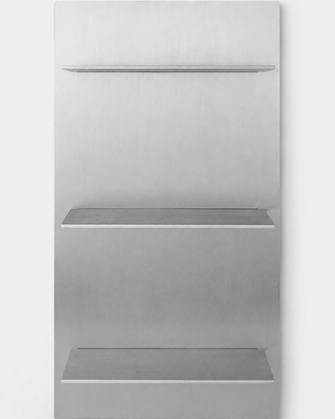 Estantería Pared Triple Aluminio Cepillado Lager Ferm Living | Diseño Moderno Compacto