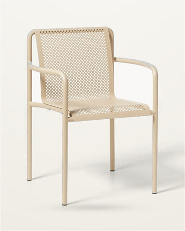 Silla de jardín Dapple set de 2 beige