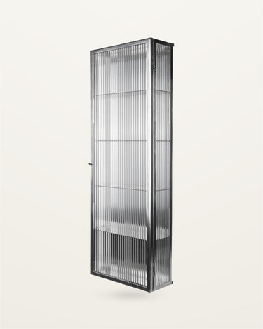 Vitrina Haze de acero inoxidable 35x100