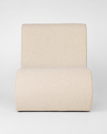 Sillón de jardín cómodo Bouclé