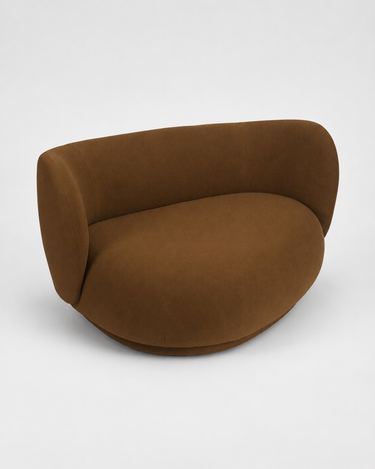 Sofá curvo Rico izquierdo verde de diseño en Matuta Home - imagen 2