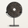 Figura decorativa de seoane piedra oscura hierro negro mediana de Vical