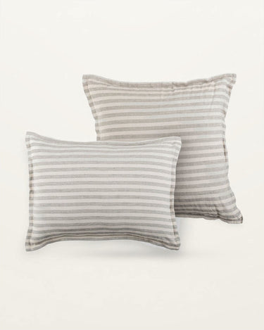 Funda de almohada de lino lavado natural Le Monde Sauvage