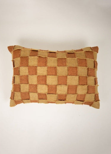 Jules 40 x 60 cm cotton cushion cover in mustard ochre
