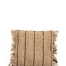 Funda de cojín Oh My Gee beige y negra 40x40 cm