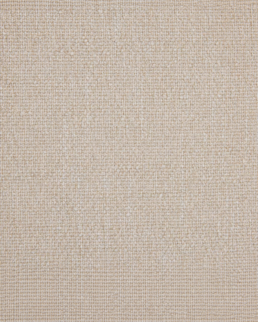 Funda para reposapiés de tejido beige anudado de Hk Living, detalle del tejido beige anudado