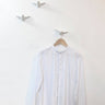 Ganchos de pared blancos con forma de pájaros