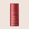 Gel de higiene íntima natural de ALQVIMIA: envase rojo con tapa, sobre fondo beige.