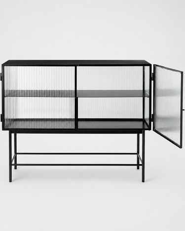 Mueble de almacenaje Haze de cristal estriado en Matuta Home - imagen 3