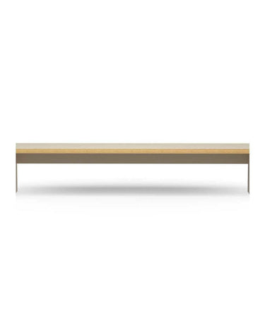 Banco minimalista de comedor 220 cm en color crema HK Living