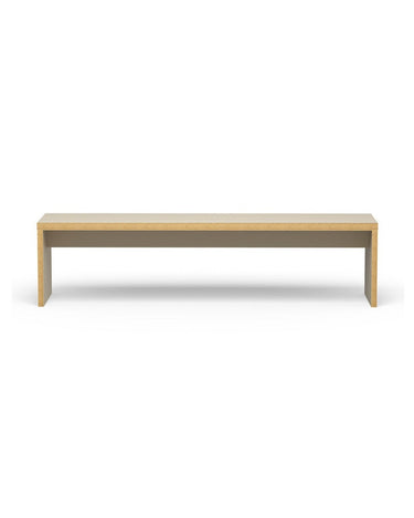 Banco minimalista crema para comedor HK Living