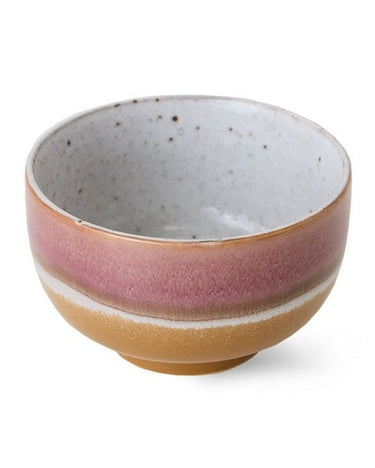 70s Style Stoneware Bowl by HK Living, side view