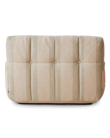 Butaca de diseño con tapizado a rayas HK Living