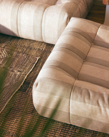 Butaca a rayas HK Living con diseño moderno