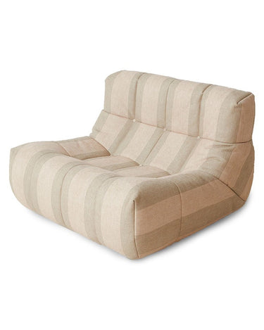 Butaca a rayas HK Living vista lateral