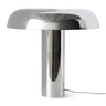Lámpara de mesa en cromo estilo hongo HKLiving