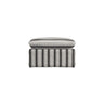 Puf Nomad Hocker a rayas con funda desmontable HK Living