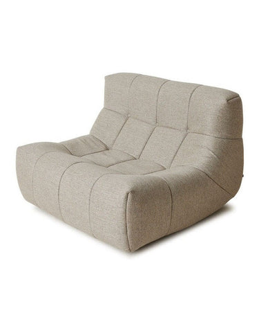 Sillón lounge exterior natural HK Living en terraza