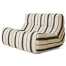 Sillón lounge exterior a rayas HK Living imagen principal