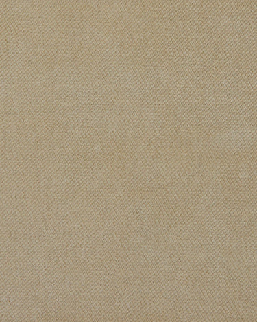 Muestra de tapizado Royal Velvet crema para sillón lounge HK Living