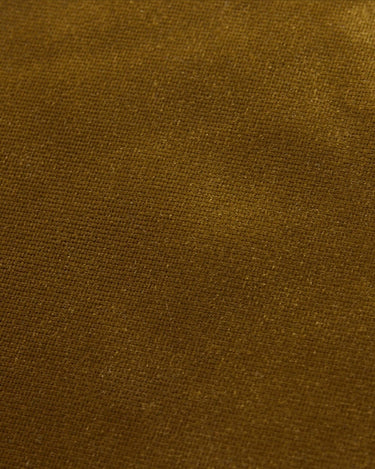 Muestra de tapizado Royal Velvet oliva para sillón lounge HK Living