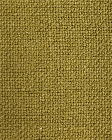 Detalle de asiento en sofá Nomad 3 plazas lino ocre HK Living