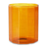 Vaso ámbar de vidrio borosilicato HK Living