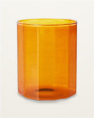 Amber borosilicate glass beaker by HK Living
