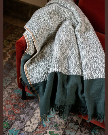 Textura de plaid Haika artesanal