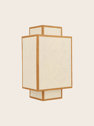 Aplique de pared Ion Népal papel Lokta hecho a mano