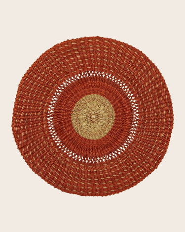 Mantel individual Shanti fibra de plátano artesano 35 cm - imagen 2