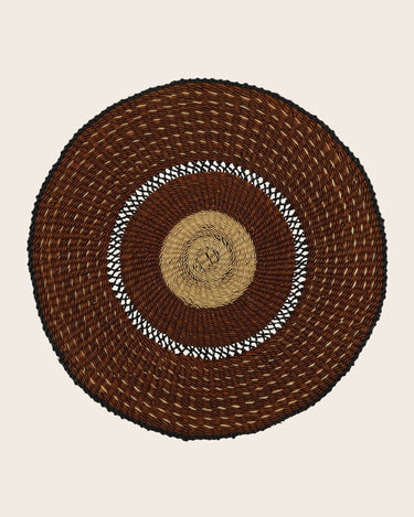 Mantel individual Shanti fibra de plátano artesano 35 cm - imagen 4