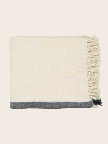 Cortina Surendra Artesanal Lino-Algodón: Suavidad Única, Filtrado Luz, Diseño Elegante Flecos