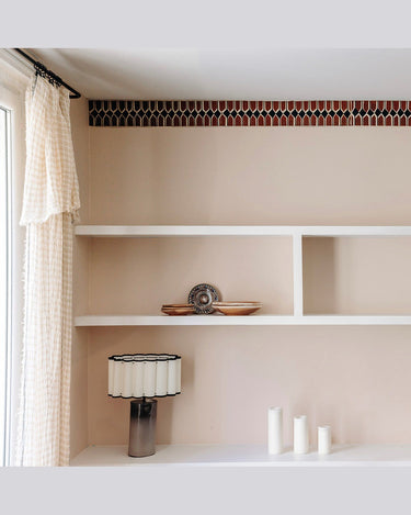 Superfrise Vertebra Sienne friso artesanal papel de arroz 9 bandas