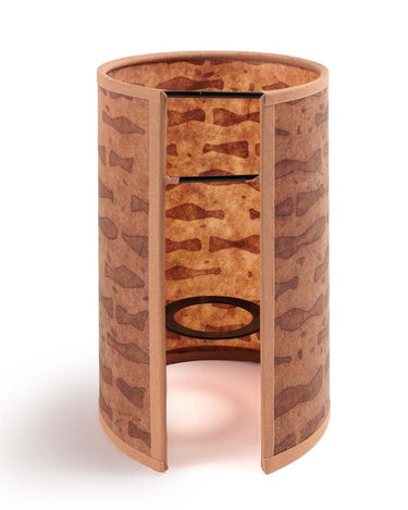 Aplique Joséphine B. Weave Cuba lámpara mural textil con proyección