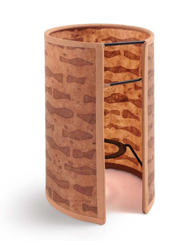 Aplique Joséphine B. Weave Cuba lámpara mural textil con proyección