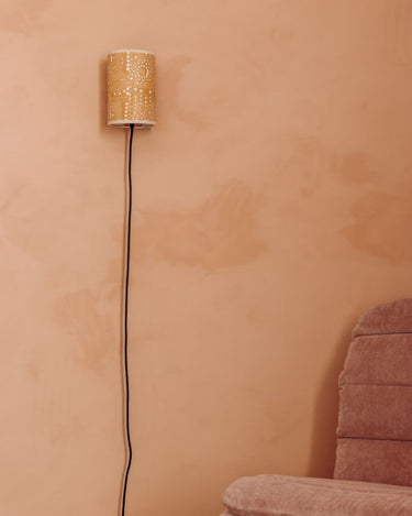 Aplique mural Joséphine B. Make-up pantalla estampada luz tamizada