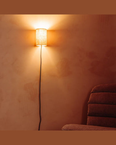 Aplique mural Joséphine B. Make-up pantalla estampada luz tamizada