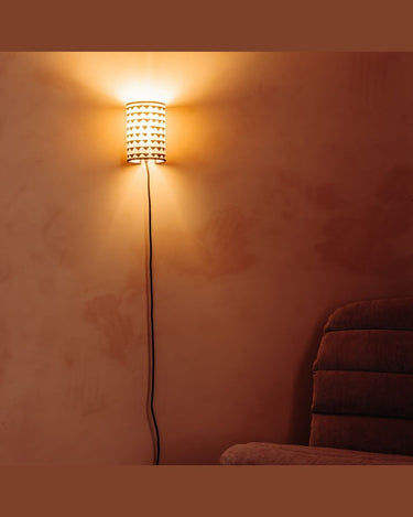 Aplique mural Joséphine B. nue triángulo negro pantalla estampada