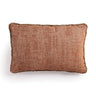 Cojín Le Magicien Clint Cuba con flecos jacquard rectangular elegante