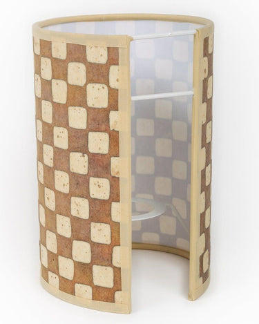 Aplique pared Joséphine B. Carreaux diseño estampado proyección luminosa