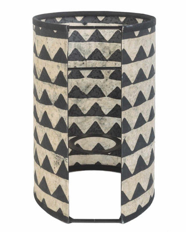 Aplique mural Joséphine B. nue triángulo negro pantalla estampada