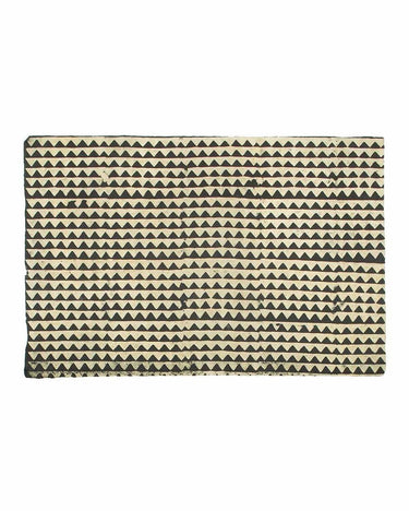 Papel pintado triángulos negros hojas de arroz pack 12